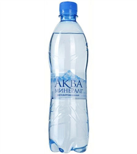 Вода питьевая "АКВА-МИНЕРАЛЕ" негазированная, пластик, 0,5 л Х 12 бут
